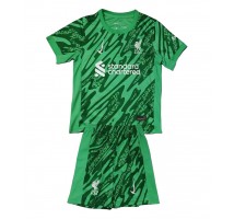 Liverpool Bramkarskie Koszulka Wyjazdowa dzieci 2024-25 Krótki Rękaw (+ krótkie spodenki)